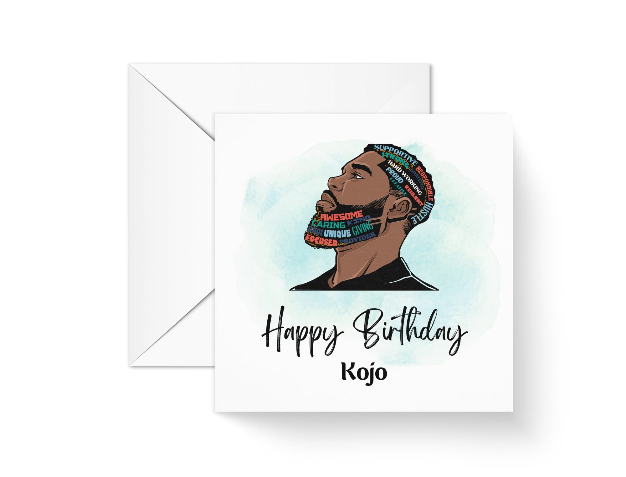 Black Man Birthday Card