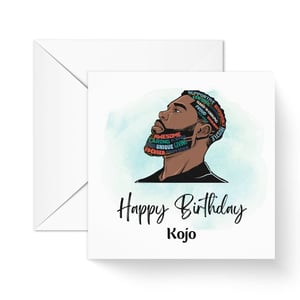 Black Man Birthday Card