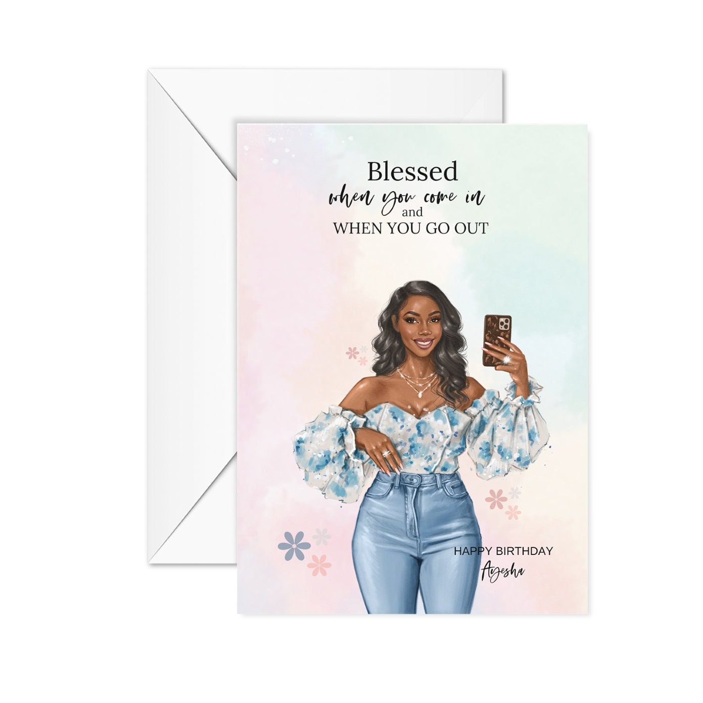 Blessed Birthday Greeting Cards