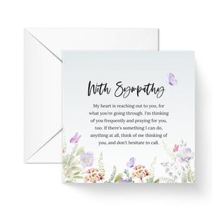 Friend Sympathy Greeting Card