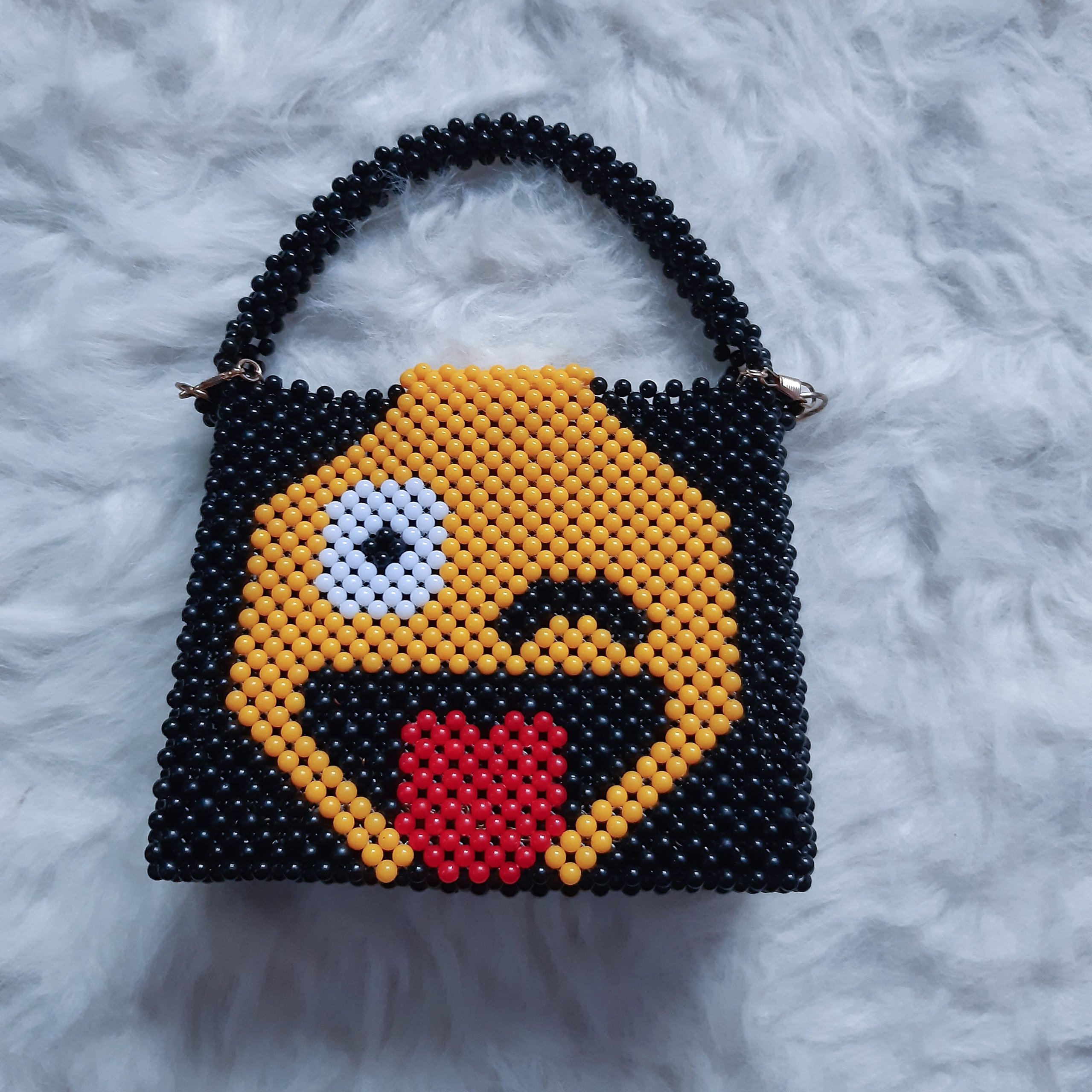Emoji Beaded Bag