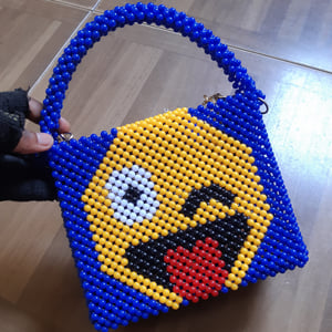 Emoji Beaded Bag