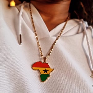 CUSTOM AFRICAN COUNTRY NECKLACE