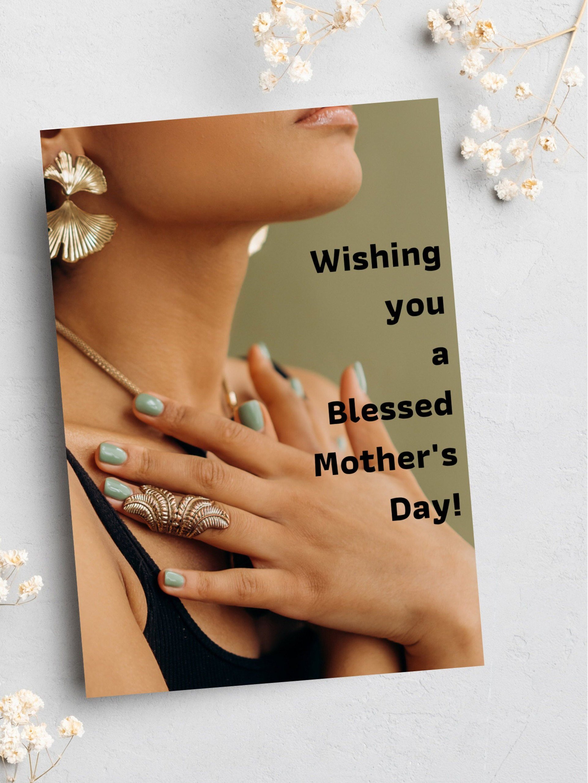 Mother’s Day Greeting Card – Blessed