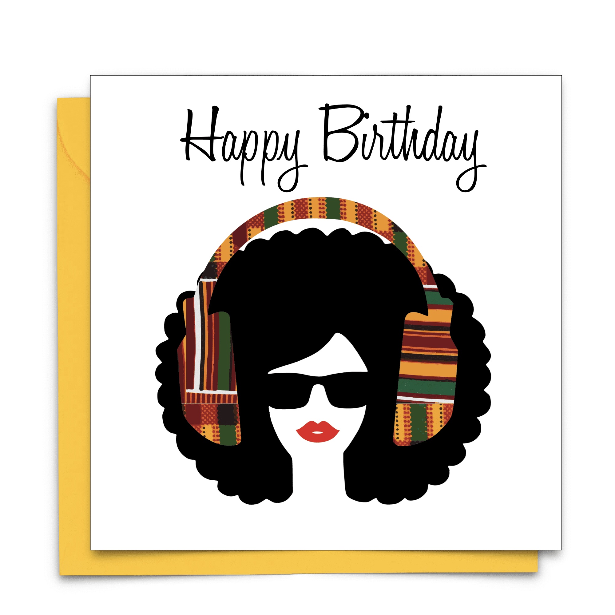 Afro Lips Birthday Card | AfroTouch Design | Wakuda
