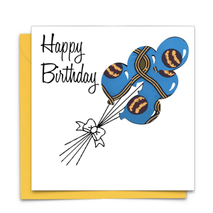 Afroballoons Birthday Card | AfroTouch Design