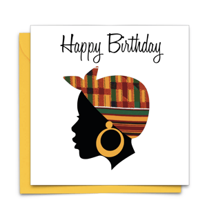 Phenomenal Woman 1 Birthday Card | AfroTouch Design