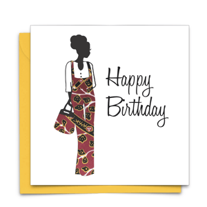 Sade Birthday Card | AfroTouch Design