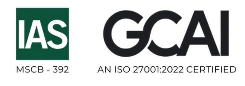 IAS MSCB-392, GCAI ISO 27001:2022 certified. Opens the certificate