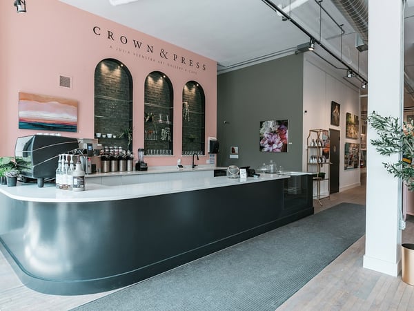 Crown and Press - A Julia Veenstra Gallery and Cafe