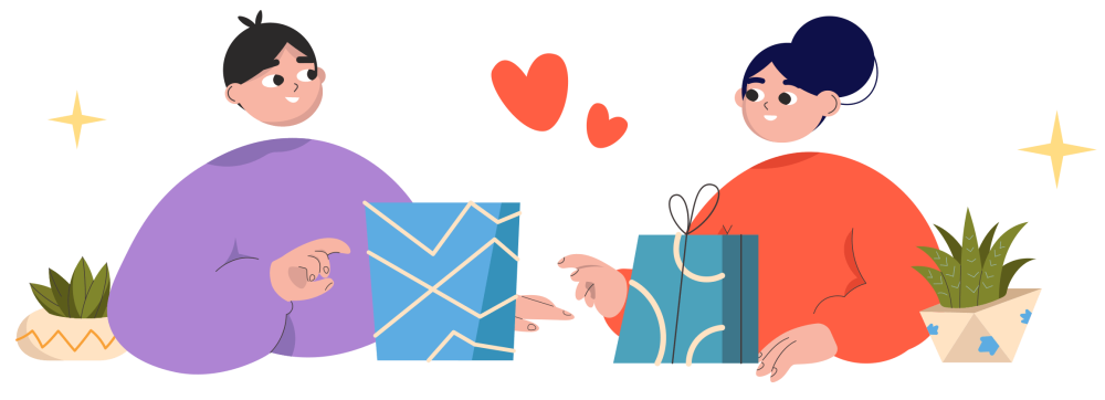 Valentijnsdag banner