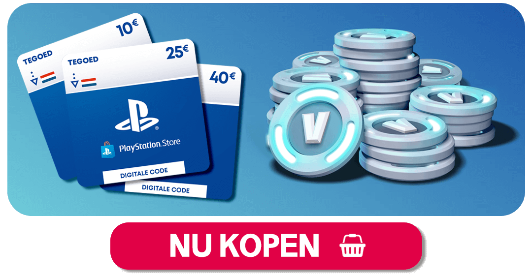 Fortnite V-Bucks voor PlayStation