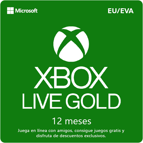 Comprar Xbox Live Gold de 12 meses online y recíbela ya