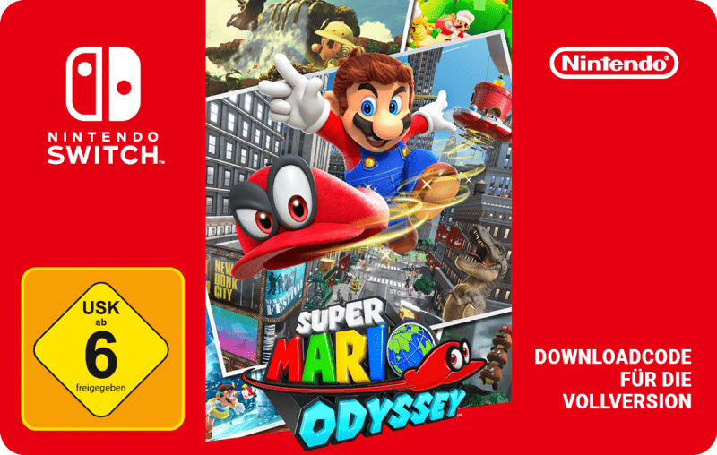 Nintendo Switch Super Mario Odyssey Nintendo Switch Super Mario Odyssey kaufen? Sofort geliefert