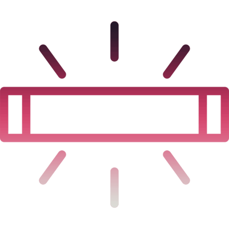 A pink rectangular bar with lines radiating outward, suggesting brightness or emphasis, embodies the essence of vital elite energy.