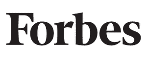 Forbes logo in black text on a dark background.