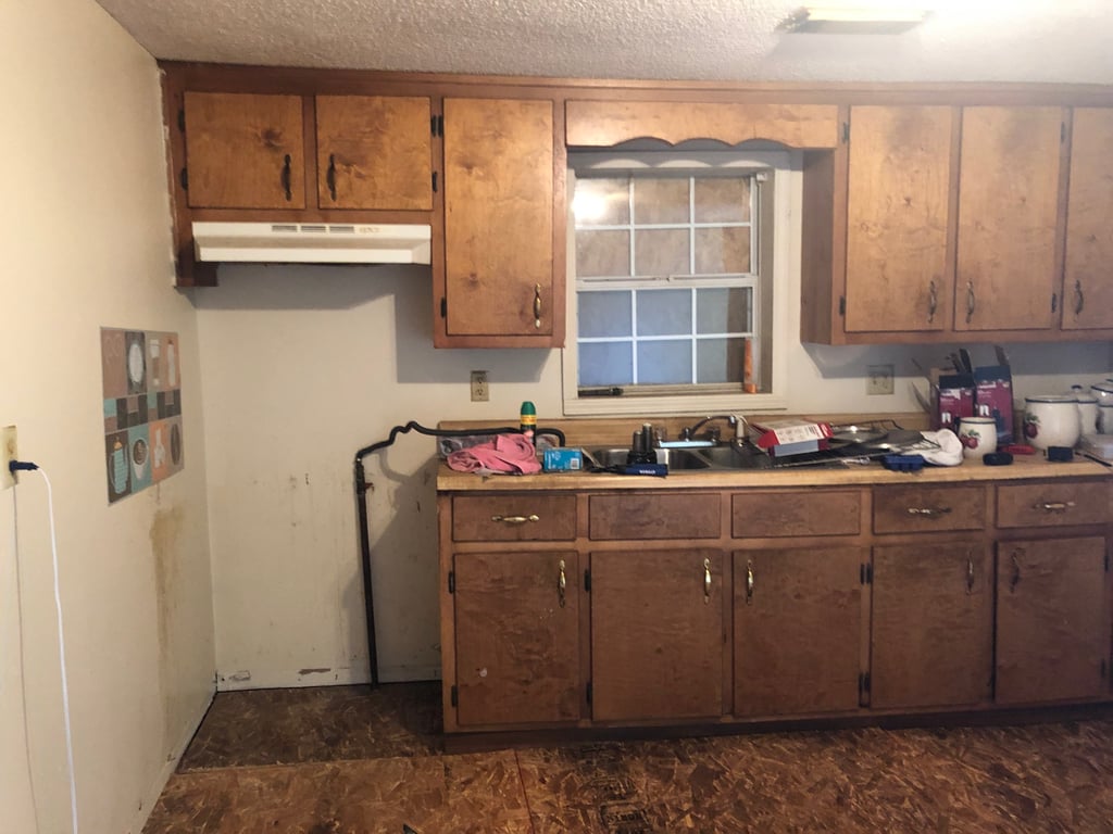 Kitchen before.
