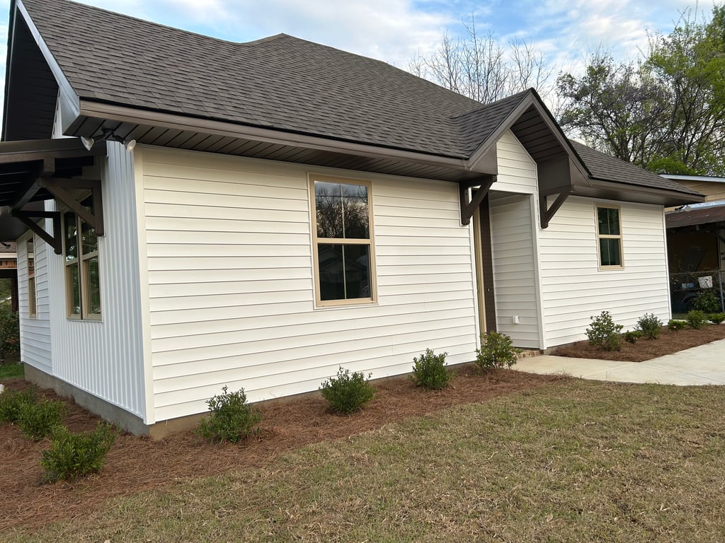 New construction complete.