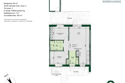Visual presentation of the listing