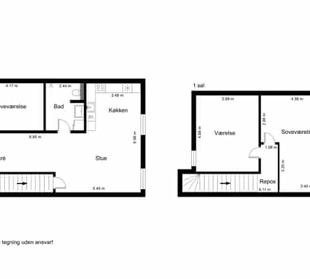 apartment Flot lejebolig på 146 m²