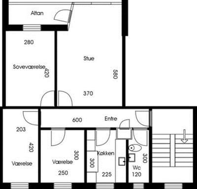 Renovated apartment with new windows and floors - Abildgårdsvej, Frederikshavn - 1