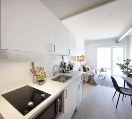 apartment Lys 1-værelses lejlighed med gode fællesområder
