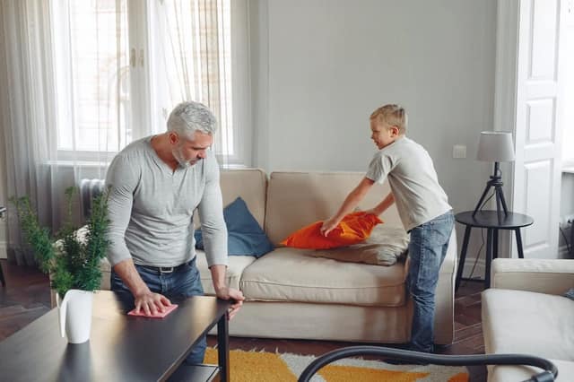 Cleaning of your apartment upon moving out
