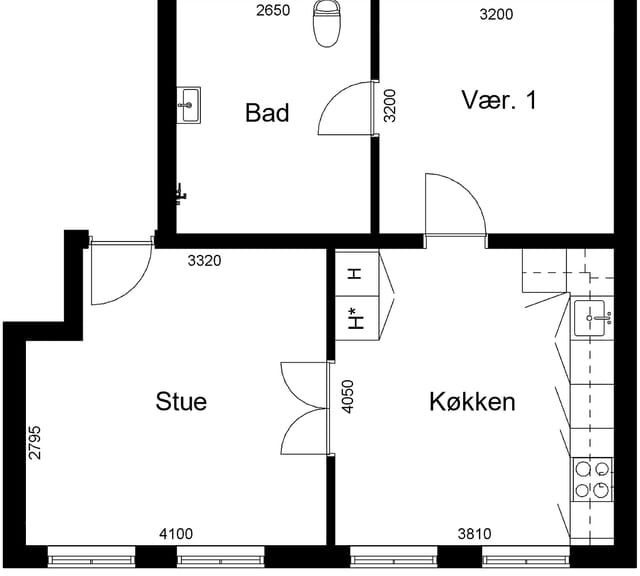 apartment Apartment at Sønderport 16, 1st floor