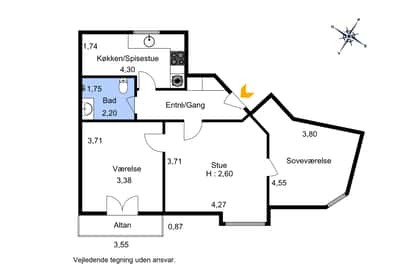 Visual presentation of the listing