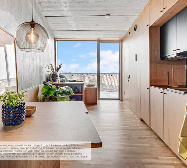 apartment FLEKSIBLE LEJLIGHEDER MED NORDISK DESIGNKØKKEN