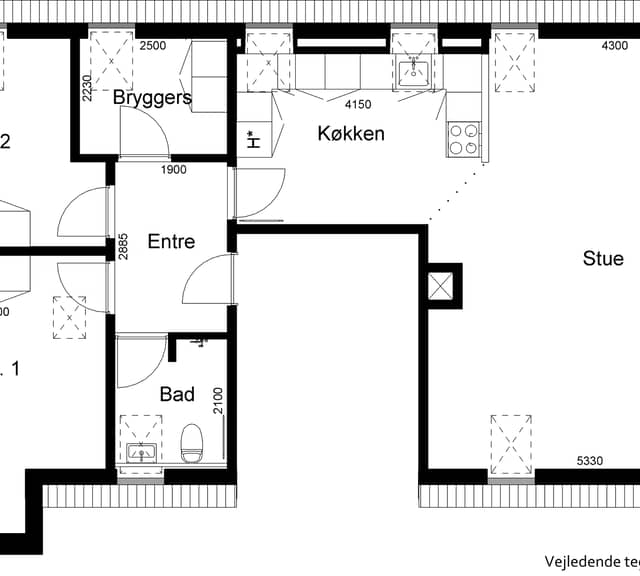 townhouse Lækker rækkehus med 3 vær
