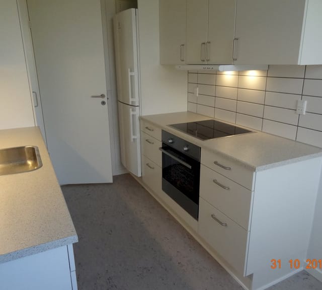 apartment Lys lejlighed med altan, moderne køkken og parkering