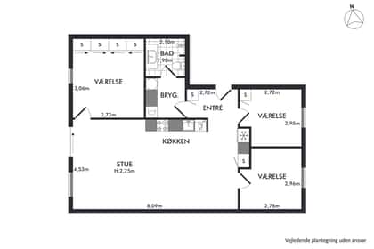 Visual presentation of the listing