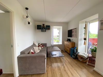 Bright 2-room apartment in a newly built building with balcony and park view - Egeparken, Aalborg - 2
