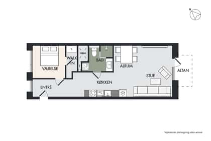 Visual presentation of the listing