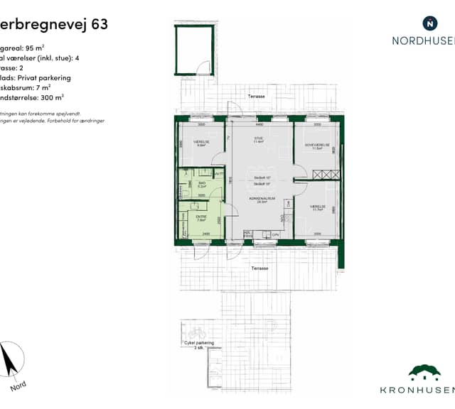 townhouse Lyst og moderne rækkehus i Korup, Odense NV