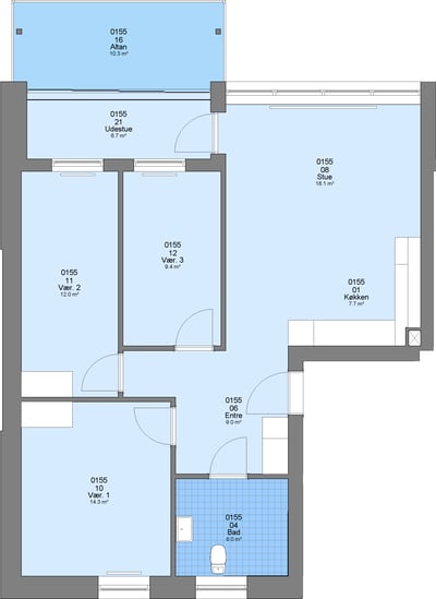 Nice apartment of 105 m2 - Finsensvej, Brønderslev - 4