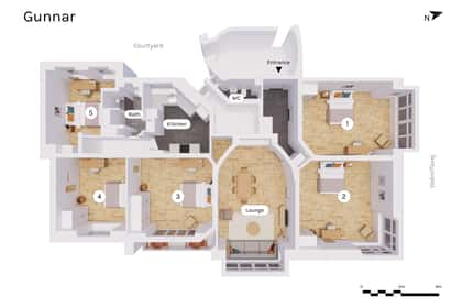 Visual presentation of the listing