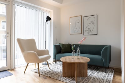Møbleret 3-værelses lejlighed med altaner og tagterrasser - Dalgas Avenue, Aarhus C - 2