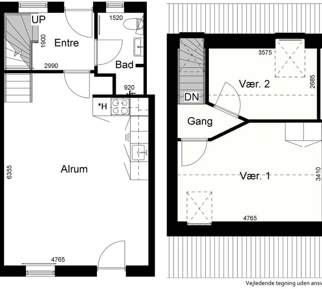 apartment Lækker lejlighed med 3 vær