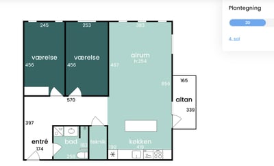 3 værelses lejlighed på 108 m² Tæt på Fields og Metro - Hannemanns Allé, København S - 1