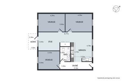 Visual presentation of the listing