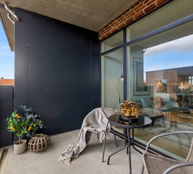apartment Treværelses lejlighed med egen altan/terrasse