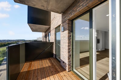 Bright 2-room apartment with large balcony and beautiful view - Egeparken, Aalborg - 2