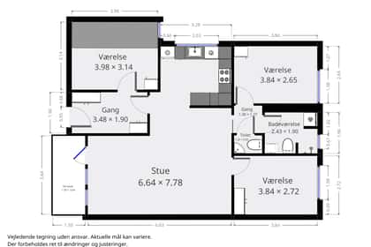 Visual presentation of the listing