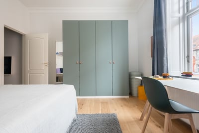 Lyst enkeltværelse i renoveret lejlighed på Nørrebro - Nørrebrogade, København N - 2