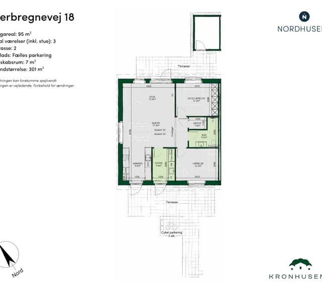townhouse Moderne rækkehuse med have i Korup, Odense NV