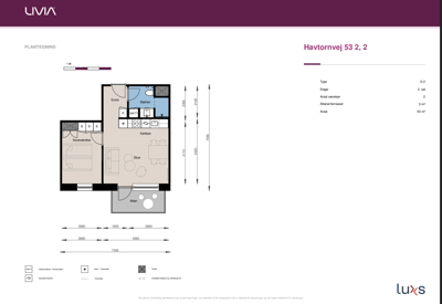 Bright 2-room apartment of 53 m² in Hedehusene - Havtornvej, Hedehusene - 3