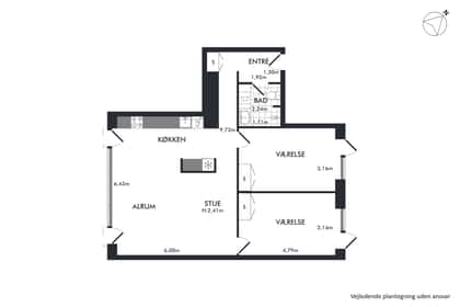 Visual presentation of the listing