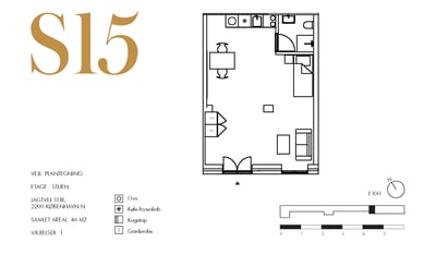 Inviting apartment in student residence - Jagtvej, København N - 4